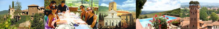 Villen, Ferienhuser, Ferienwohnungen in der Nhe von Siena